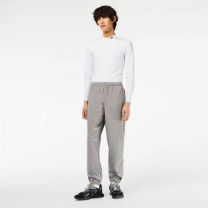 Men's Lacoste GPS Coordinates Joggers Grey | PIO038924