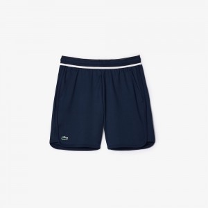 Men's Lacoste Lacoste Sport x Daniil Medvedev Tennis Shorts Navy Blue | BPH250481