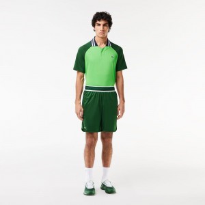 Men's Lacoste Lacoste Sport x Daniil Medvedev Tennis Shorts Pine green | DMG136725