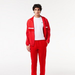 Men's Lacoste Lacoste Sport x Novak Djokovic Tracksuits Red currant | BWU504179