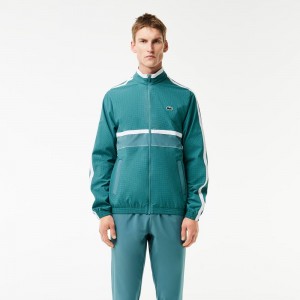 Men's Lacoste Lacoste Sport x Novak Djokovic Tracksuits Hydro blue | HNY029854