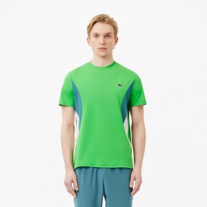 Men's Lacoste Lacoste Tennis x Novak Djokovic T-Shirt Sorrel green | ITA159247