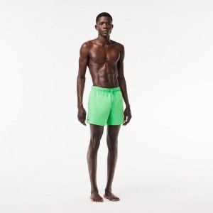 Men's Lacoste Lightweight Swim Shorts Green | TKF279683