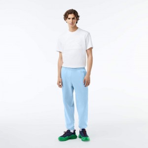 Men's Lacoste Logo Detail Sweatpants Pastel blue | FSX624510