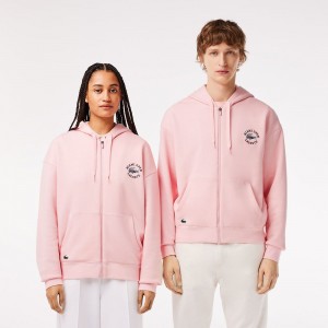 Men's Lacoste Miami Open Edition Hoodie Waterlily Pink | LHG325607