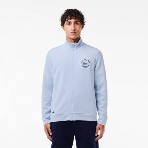 Men's Lacoste Miami Open Edition Tennis Sweatshirt Phoenix blue | JWX690354