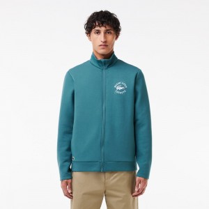 Men's Lacoste Miami Open Edition Tennis Sweatshirt Hydro blue | WCP104985