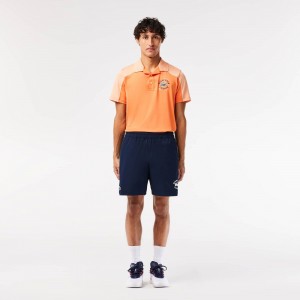 Men's Lacoste Miami Open Edition Tennis Shorts Navy Blue | NQY632845