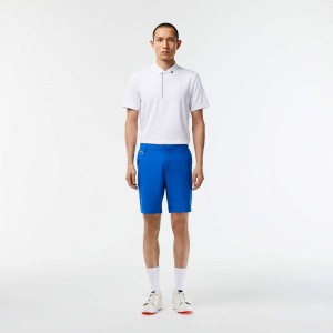 Men's Lacoste SPORT Lightweight Stretch Golf Shorts Kingdom Blue | MHB290784