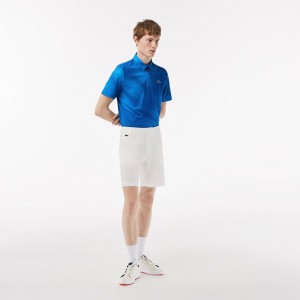 Men's Lacoste SPORT Lightweight Stretch Golf Shorts White | TXV134790