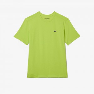 Men's Lacoste Sport Breathable T-Shirt Yellow | MAQ021736