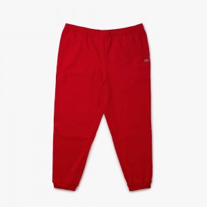 Men's Lacoste Tall Fit Sweatpants Red | VLN736014