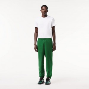 Men's Lacoste Waterproof Joggers Pine green | ZRO231504