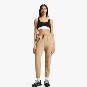 Women's Lacoste Blended Cotton Sweatpants Beige | EHY431602