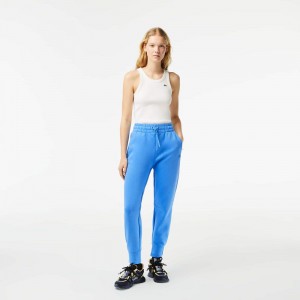 Women's Lacoste Cotton Jersey Joggers Ethereal blue | UKG765182