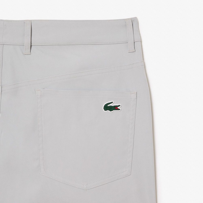 Men's Lacoste 5-Pocket Golf Pants Grey | GWY760851