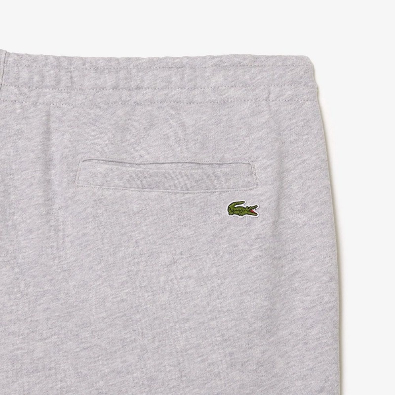 Men's Lacoste Big Fit Printed Sweatpants Grey Chine | VGK403592