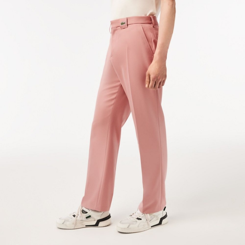 Men's Lacoste Chinos Pants Pink | JDQ740982