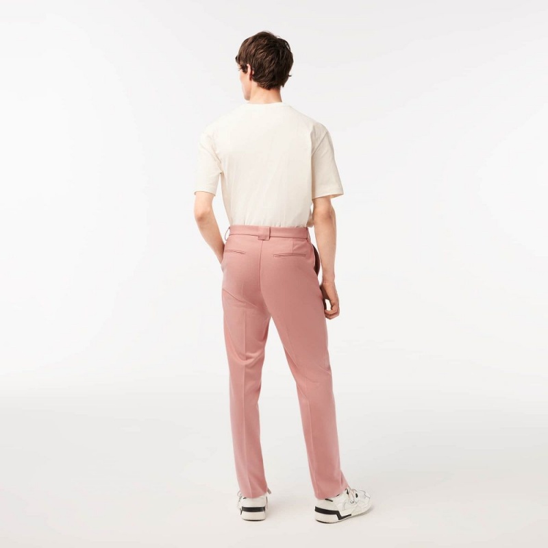 Men's Lacoste Chinos Pants Pink | JDQ740982