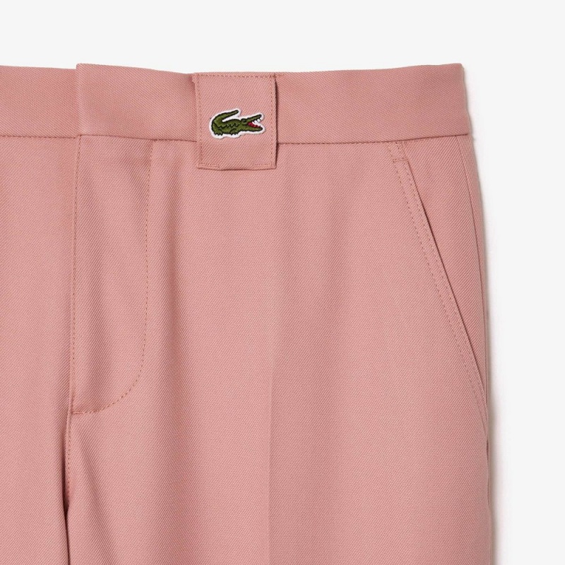 Men's Lacoste Chinos Pants Pink | JDQ740982