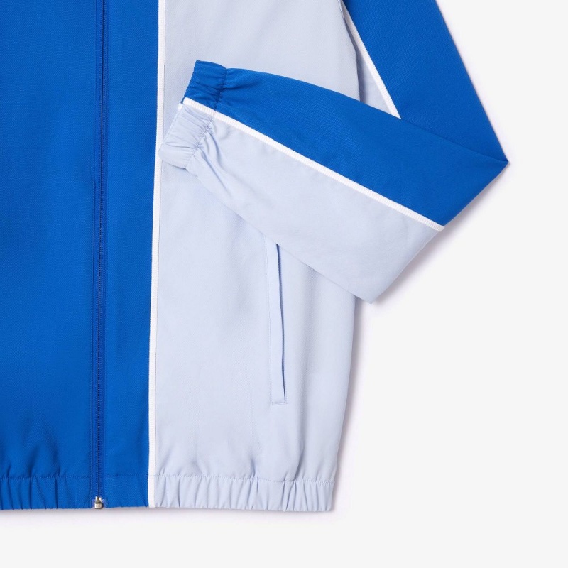 Men's Lacoste Colorblock Tennis Tracksuits Blue Light Blue | KQP684210