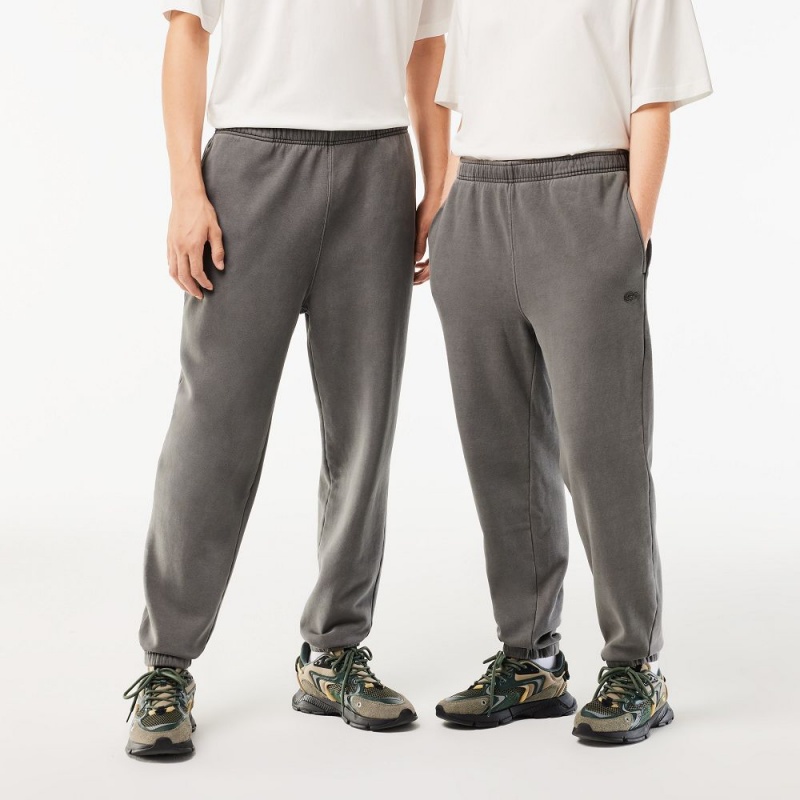 Men's Lacoste Cotton Fleece Joggers Grey | QOI341870