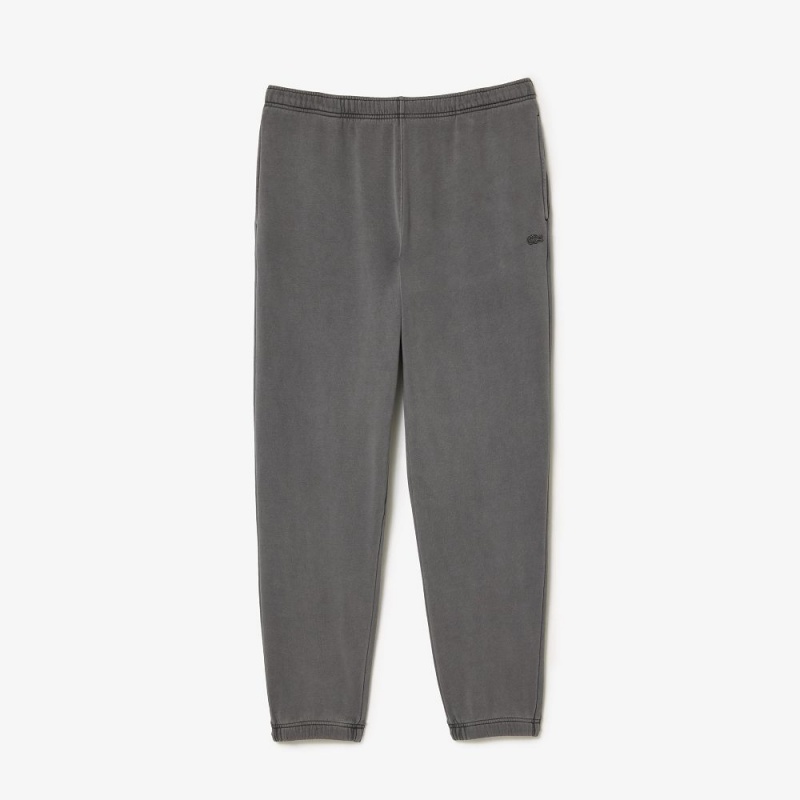 Men's Lacoste Cotton Fleece Joggers Grey | QOI341870