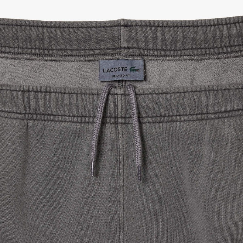 Men's Lacoste Cotton Fleece Joggers Grey | QOI341870