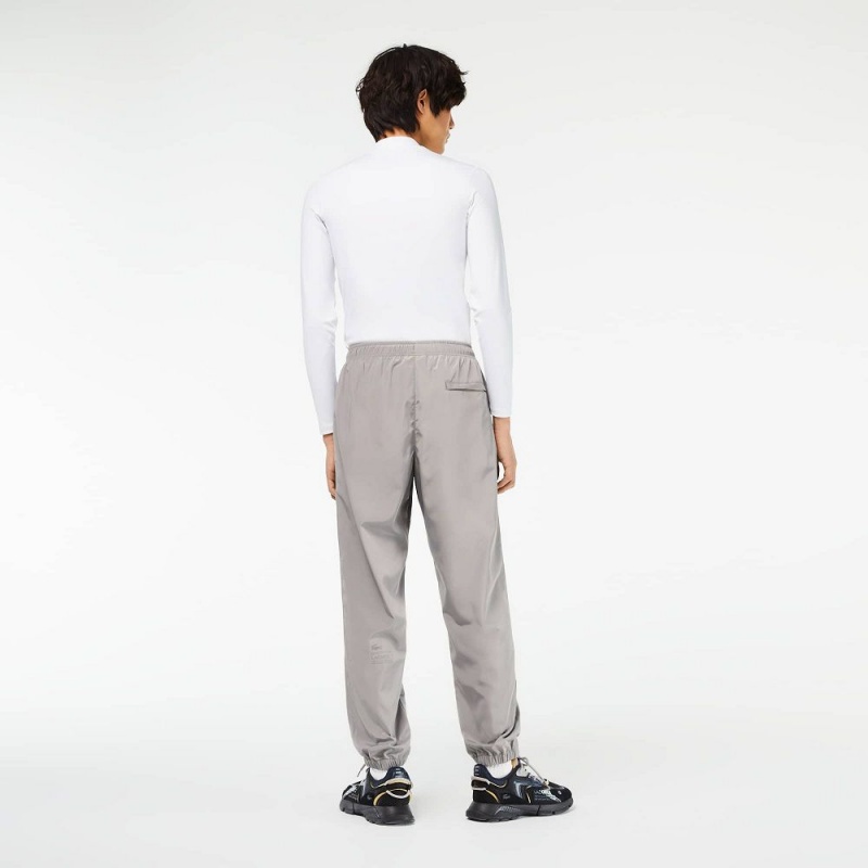 Men's Lacoste GPS Coordinates Joggers Grey | PIO038924