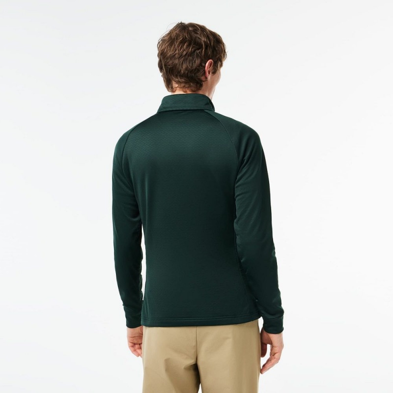 Men's Lacoste Golf Windbreaker Jackets Green | CXS806571