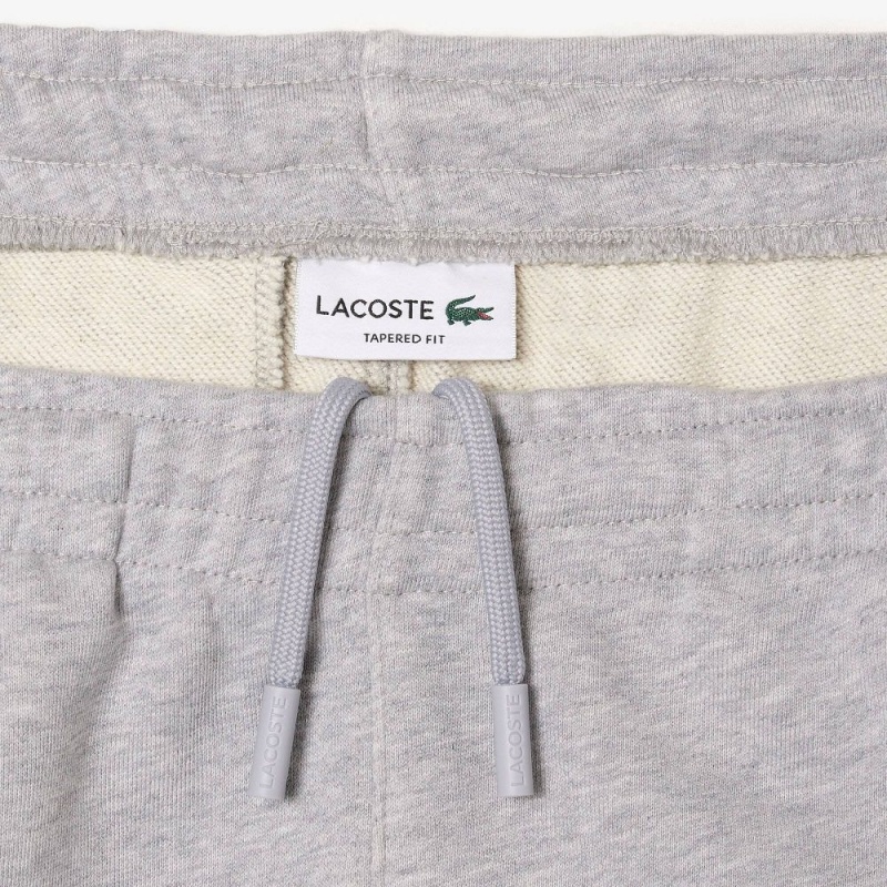 Men's Lacoste Iconic Print Joggers Grey Chine | VMZ963148