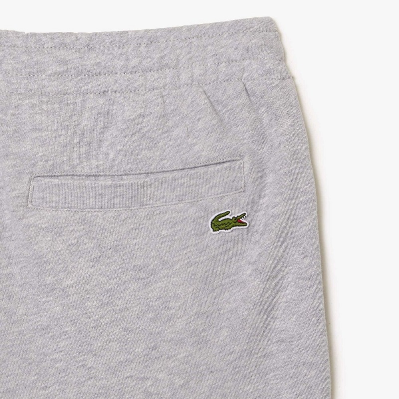 Men's Lacoste Iconic Print Joggers Grey Chine | VMZ963148