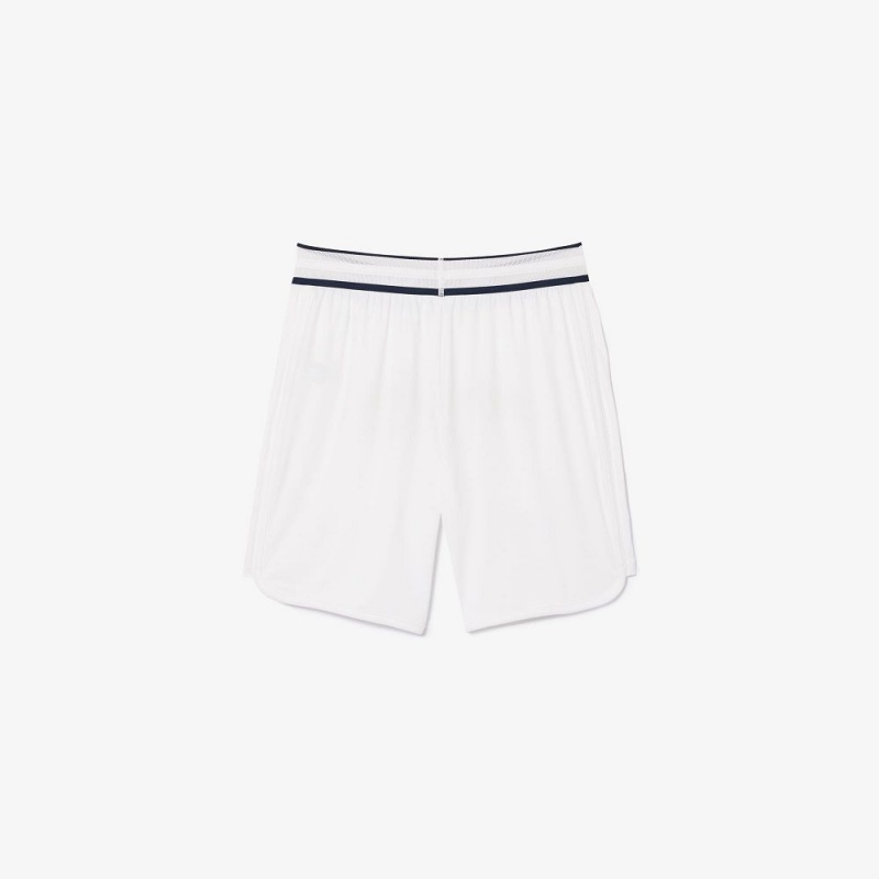 Men's Lacoste Lacoste Sport x Daniil Medvedev Tennis Shorts White | GHU410856