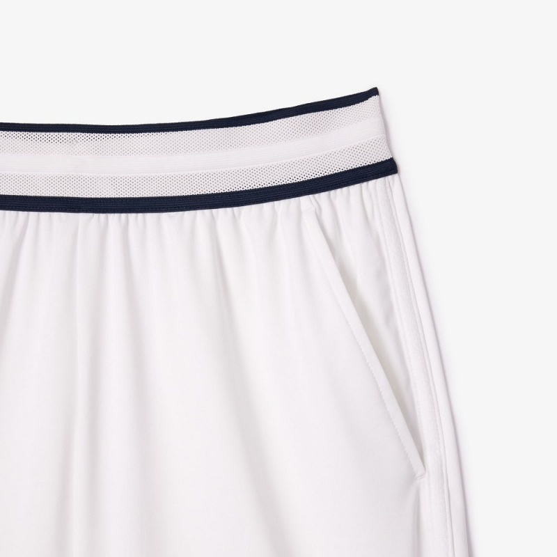 Men's Lacoste Lacoste Sport x Daniil Medvedev Tennis Shorts White | GHU410856