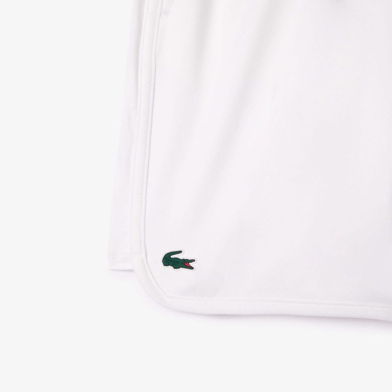 Men's Lacoste Lacoste Sport x Daniil Medvedev Tennis Shorts White | GHU410856