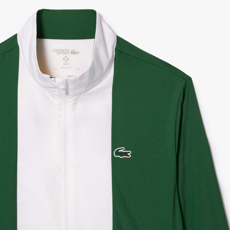 Men's Lacoste Lacoste Sport x Daniil Medvedev Tracksuits Green White | HLJ187052