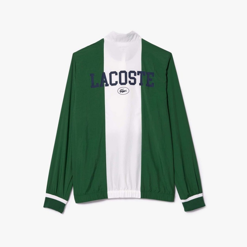 Men's Lacoste Lacoste Sport x Daniil Medvedev Tracksuits Green White | HLJ187052