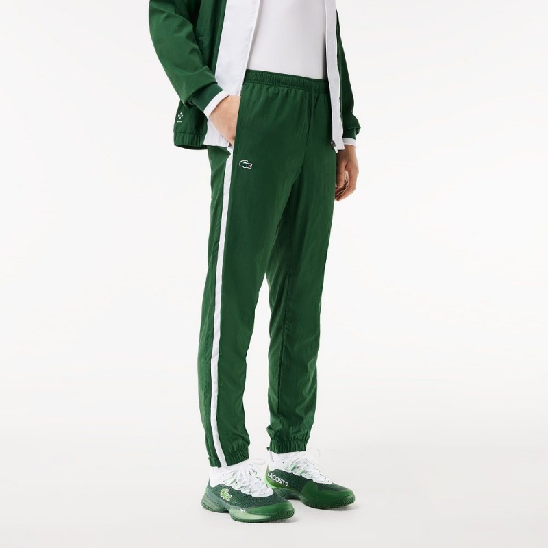 Men's Lacoste Lacoste Sport x Daniil Medvedev Tracksuits Green White | HLJ187052