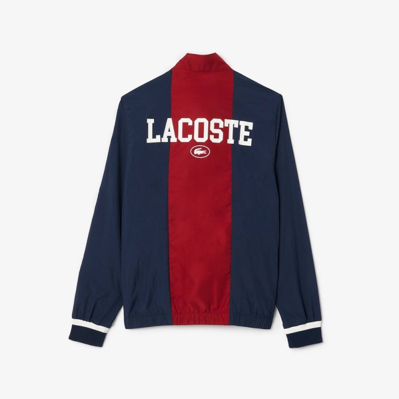 Men's Lacoste Lacoste Sport x Daniil Medvedev Tracksuits Navy Blue Bordeaux White | PHA798316