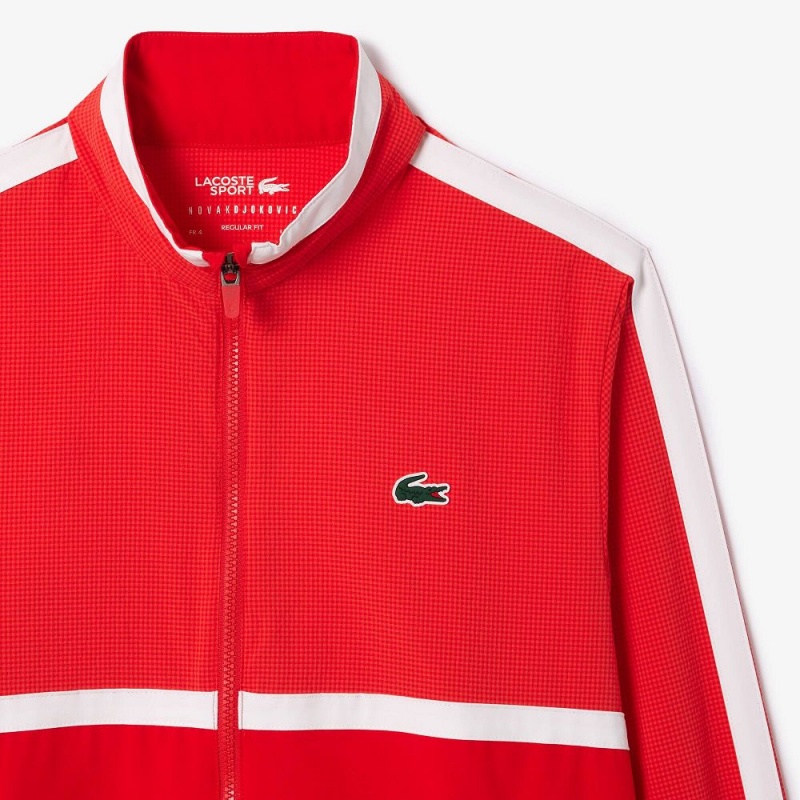 Men's Lacoste Lacoste Sport x Novak Djokovic Tracksuits Red currant | BWU504179