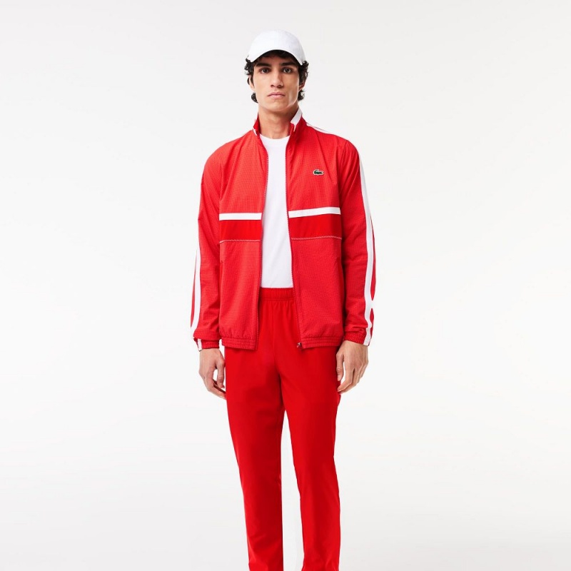 Men's Lacoste Lacoste Sport x Novak Djokovic Tracksuits Red currant | BWU504179