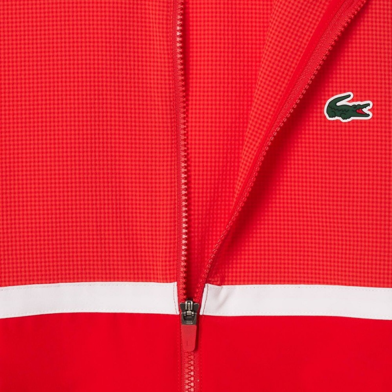 Men's Lacoste Lacoste Sport x Novak Djokovic Tracksuits Red currant | BWU504179