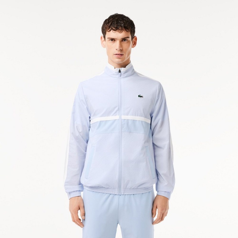 Men\'s Lacoste Lacoste Sport x Novak Djokovic Tracksuits Phoenix blue | MGW725409