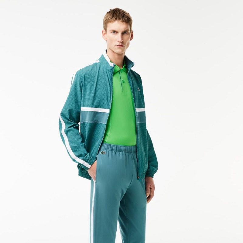 Men's Lacoste Lacoste Sport x Novak Djokovic Tracksuits Hydro blue | HNY029854