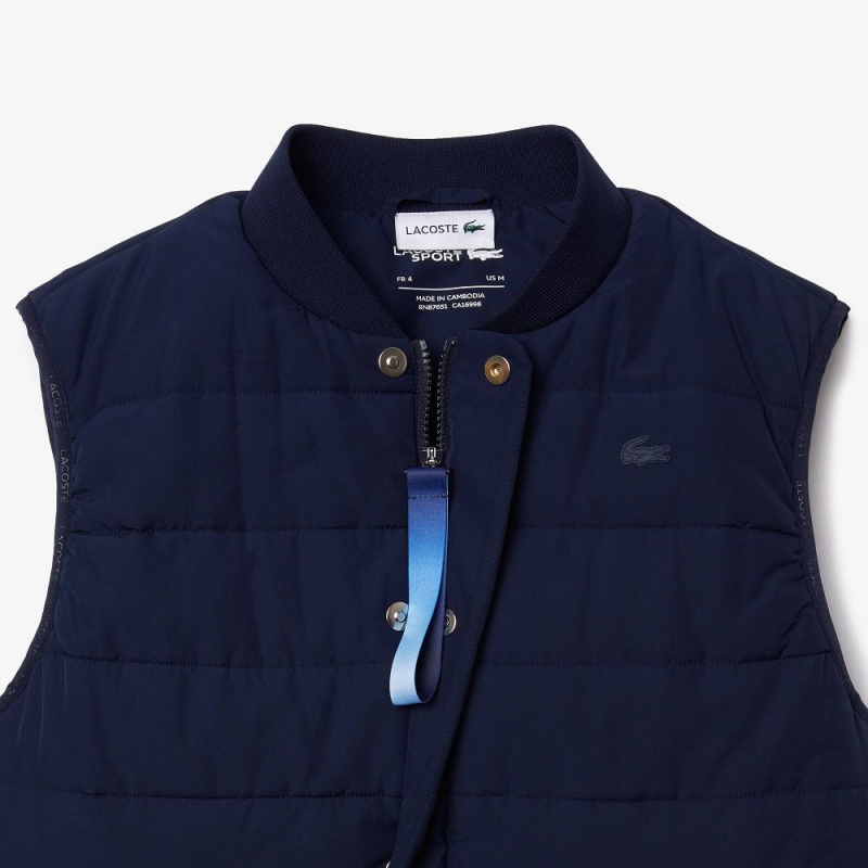 Men's Lacoste Lacoste Sport x Théo Curin Vest Navy Blue Blue | PLN483719