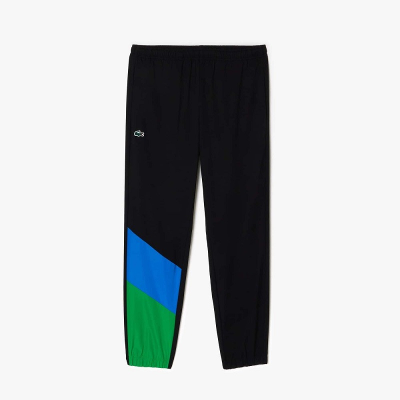 Men's Lacoste Lacoste Tennis x Daniil Medvedev Tracksuits Black Blue Green Bordeaux Black | WSR804139