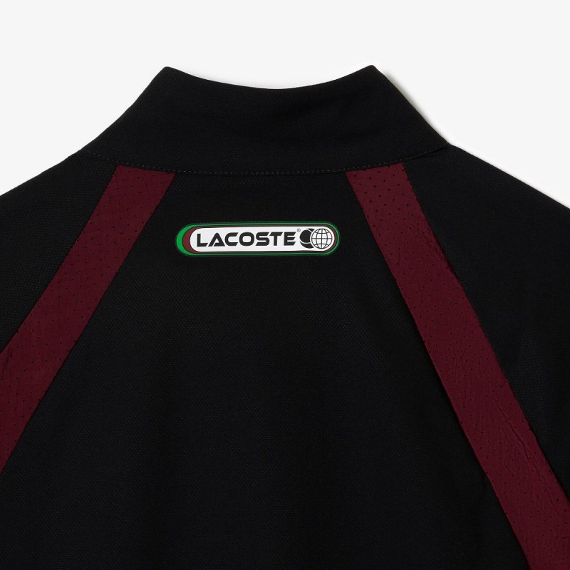 Men's Lacoste Lacoste Tennis x Daniil Medvedev Tracksuits Black Blue Green Bordeaux Black | WSR804139