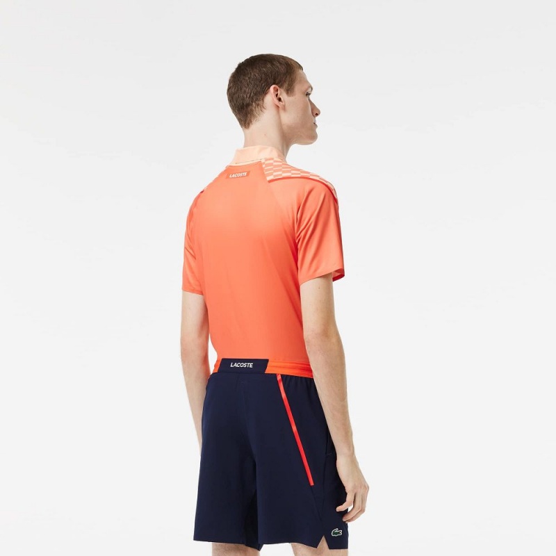 Men's Lacoste Lacoste Tennis x Novak Djokovic Shorts Navy Blue | WIJ792840