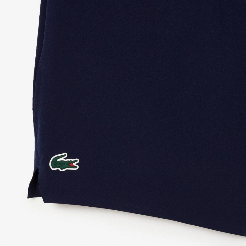 Men's Lacoste Lacoste Tennis x Novak Djokovic Shorts Navy Blue | WIJ792840