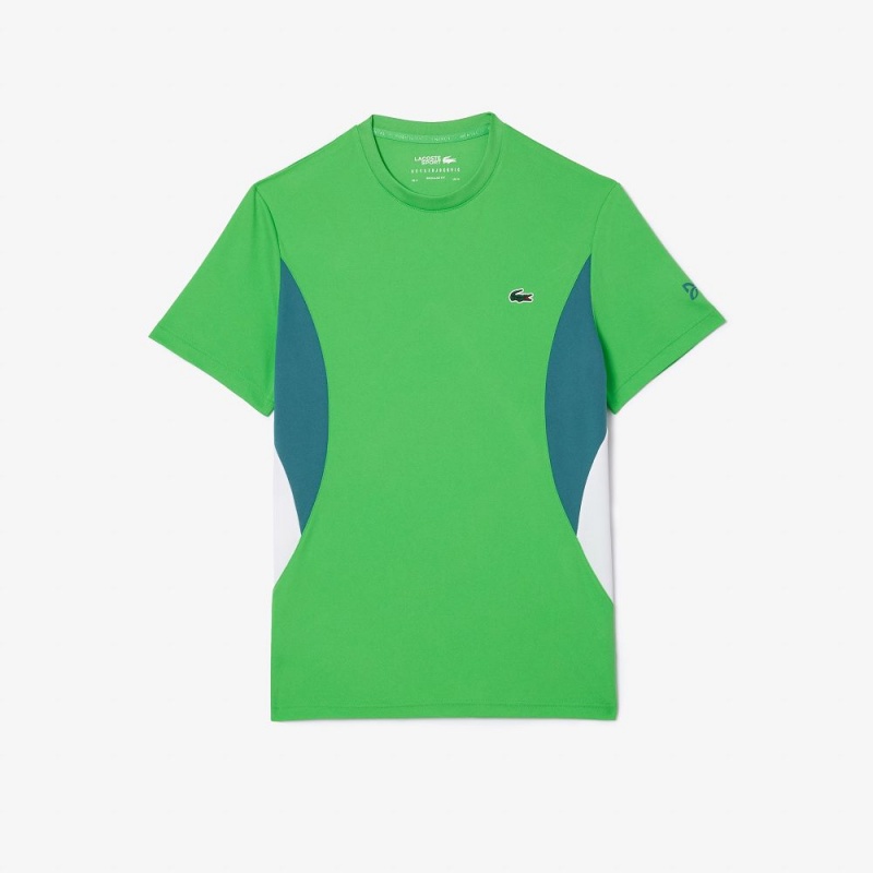 Men's Lacoste Lacoste Tennis x Novak Djokovic T-Shirt Sorrel green | ITA159247